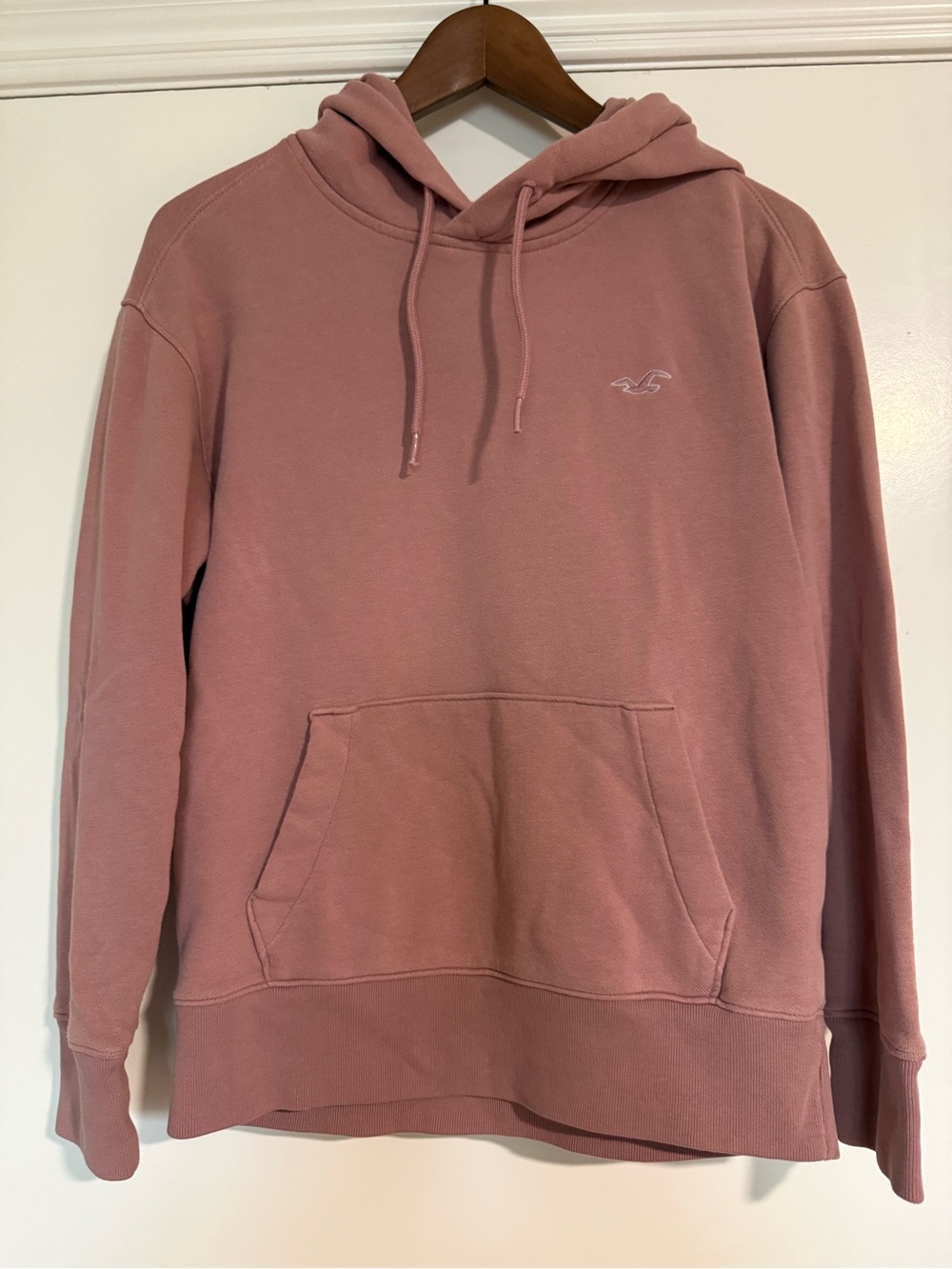 Hollister Dusty Rose Baggy Pullover Hoodie